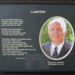 Lawyer 20x16 Oval Personalized